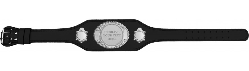 CHAMPIONSHIP BELT - BUD295/S/ENGRAVES - AVAILABLE IN 4 COLOURS
